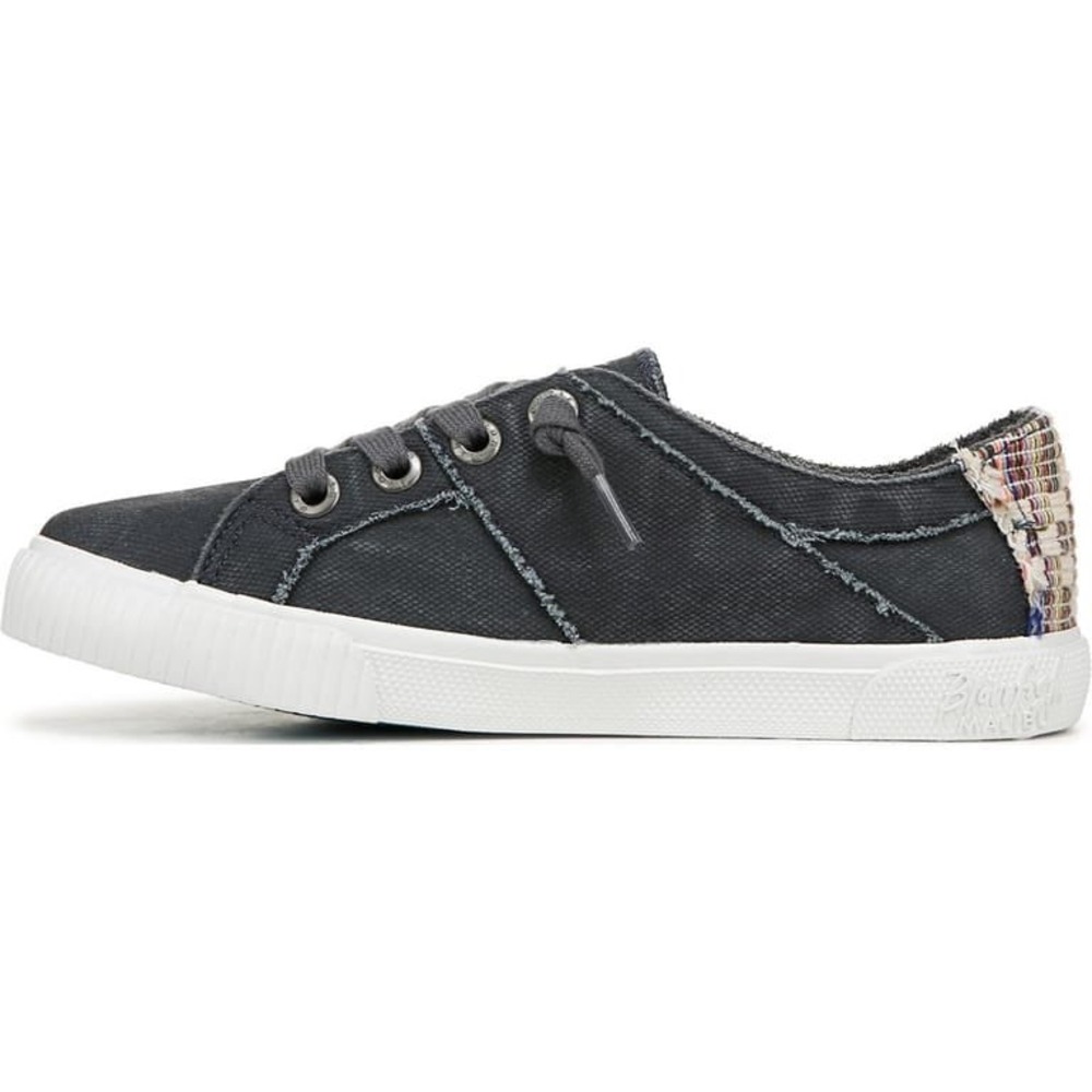 Blowfish Malibu Fruit Women Sz 7.5 Desert Iron Canvas Gray Vegan Slip On Sneaker - Picture 9 of 12